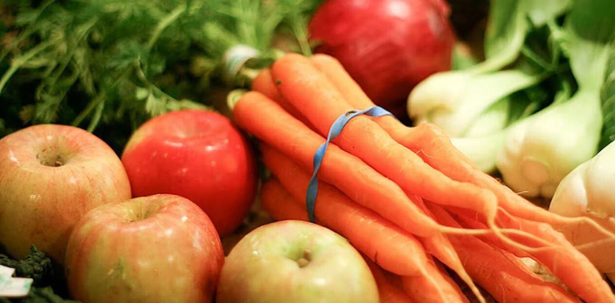 вітаміни в овочах та фруктах